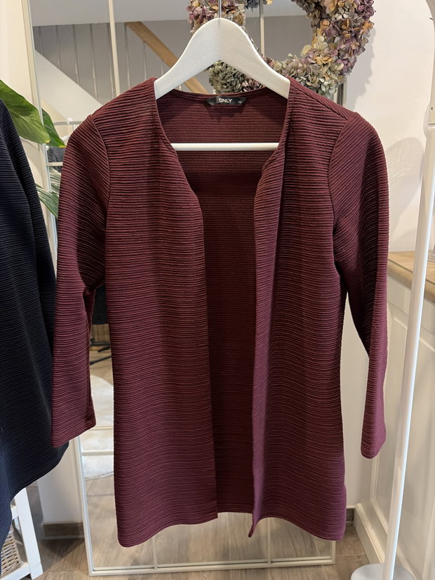 Only Cardigan - burgundy