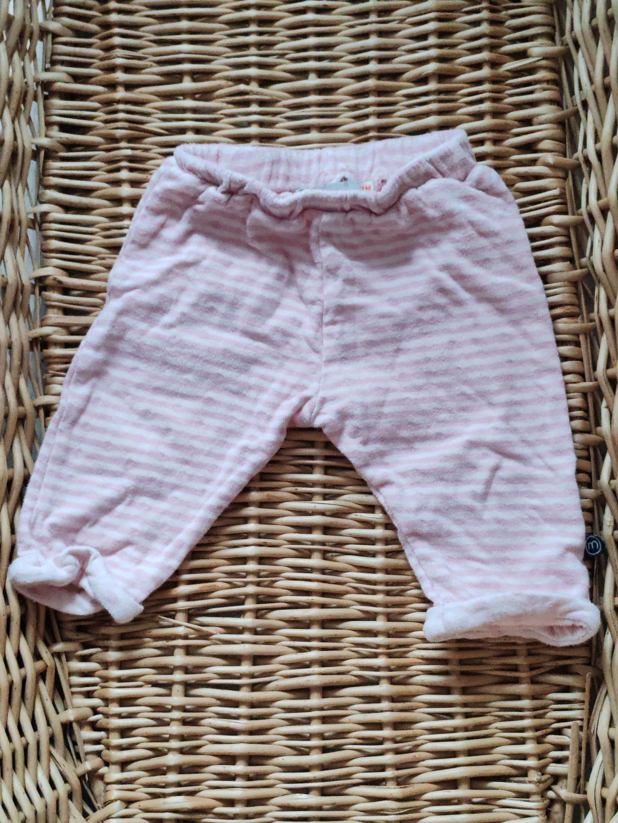 Rosa geringelt Hose 62