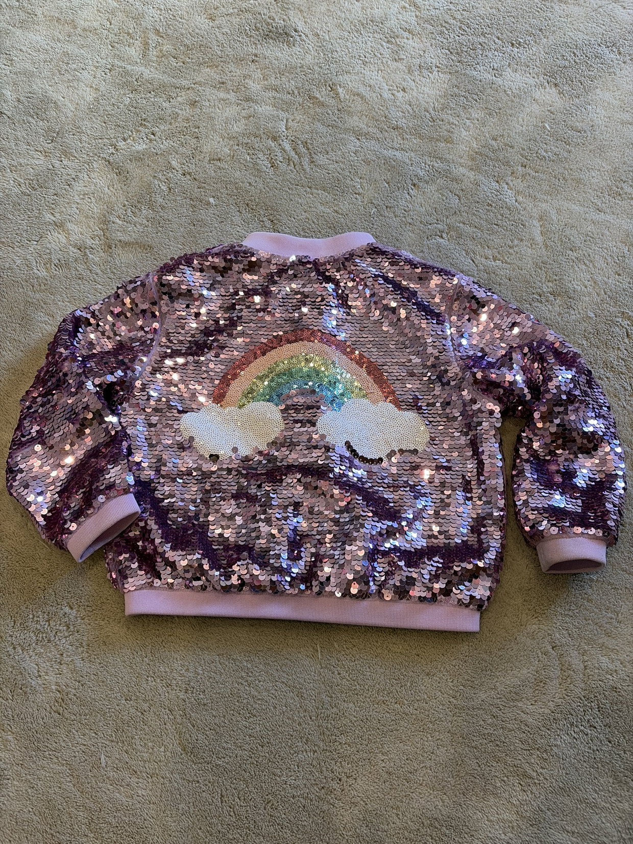 Glitzer Jacke 