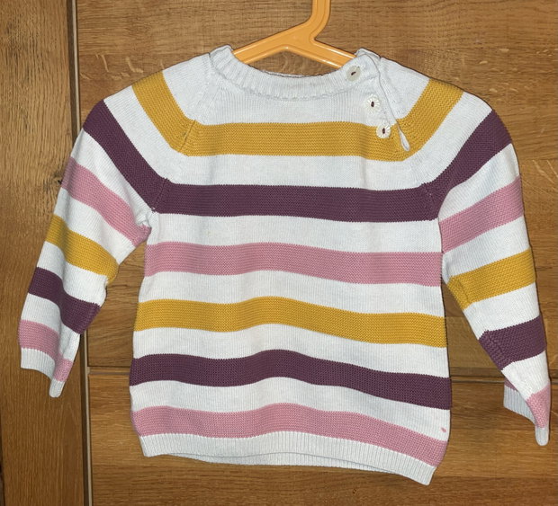 Strickpulli, gestreift, Gr. 86, H&M
