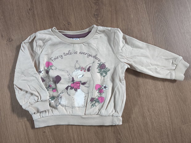 Pullover Wald Tiere 80