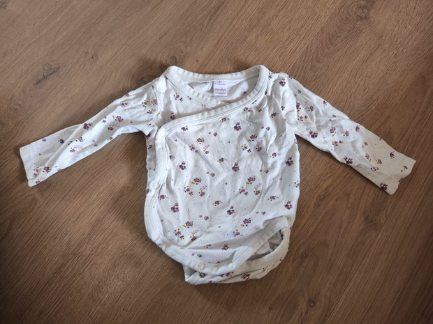 Langarm body Blumen 62