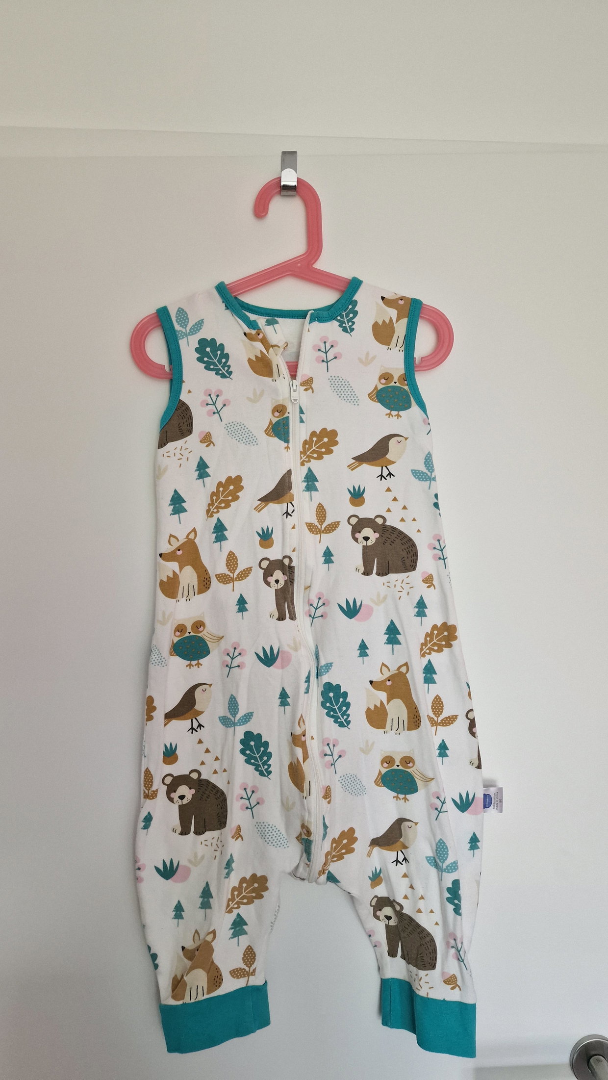 Sommer-Schlafsack mit Beinen (Waldtiere)