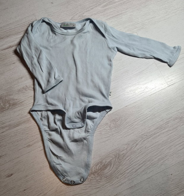Body blau gerippt