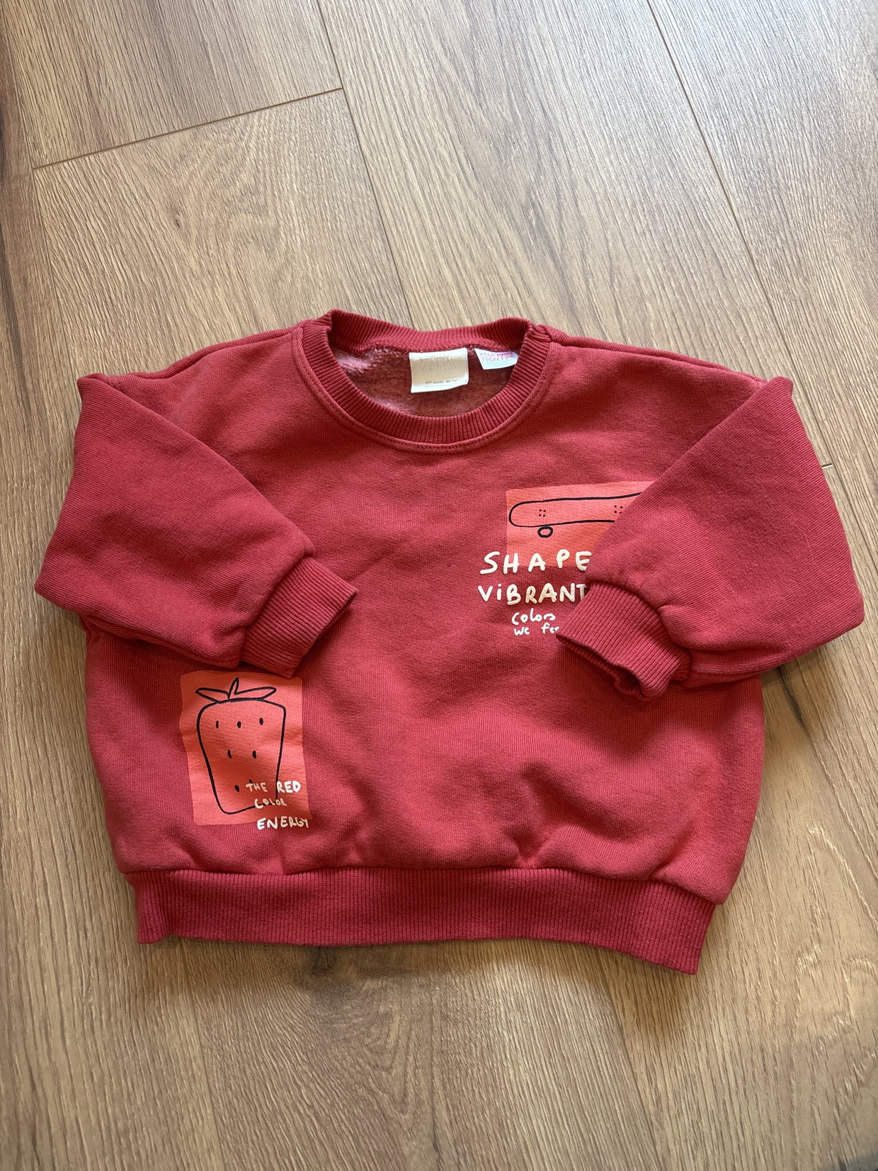 Roter Zara Pullover
