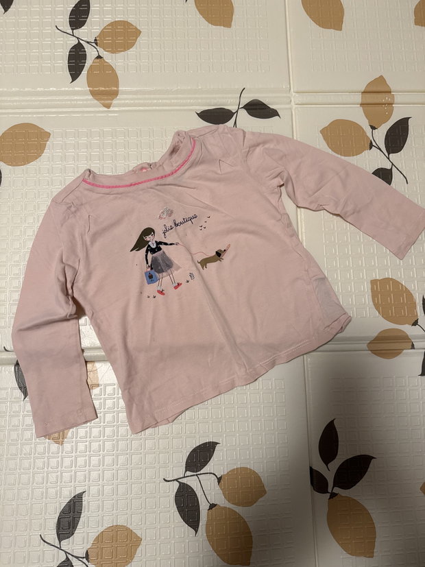 Langarmshirt 104 Dackel 