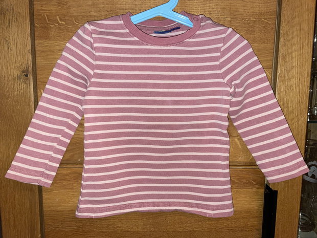 Langarmshirt, Gr. 86/92, rosa