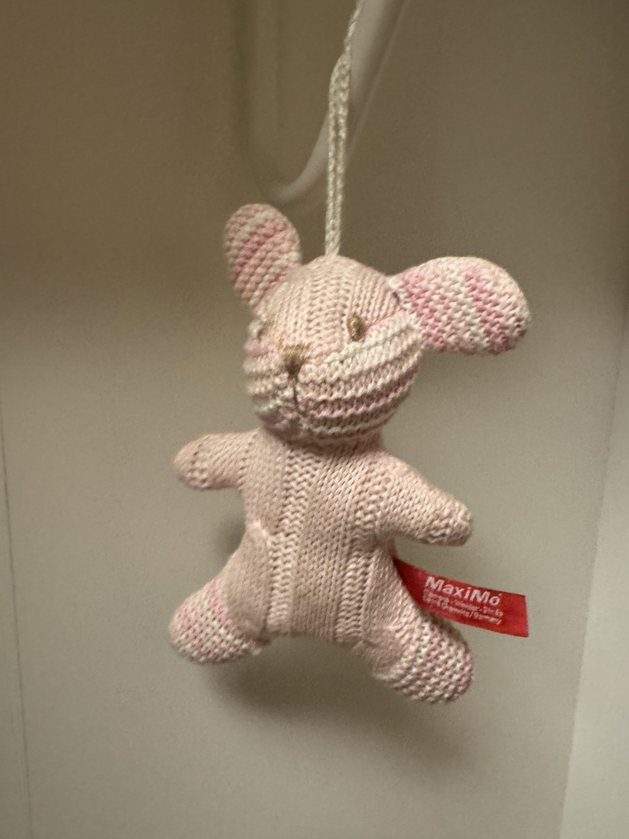 Gestricktes Kuscheltier rosa