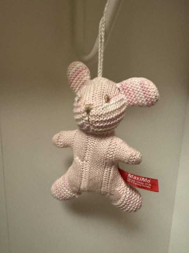 Gestricktes Kuscheltier rosa