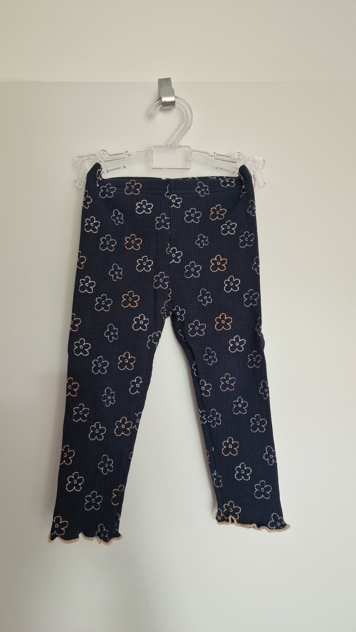 Leggings dunkelblau (Blumen)