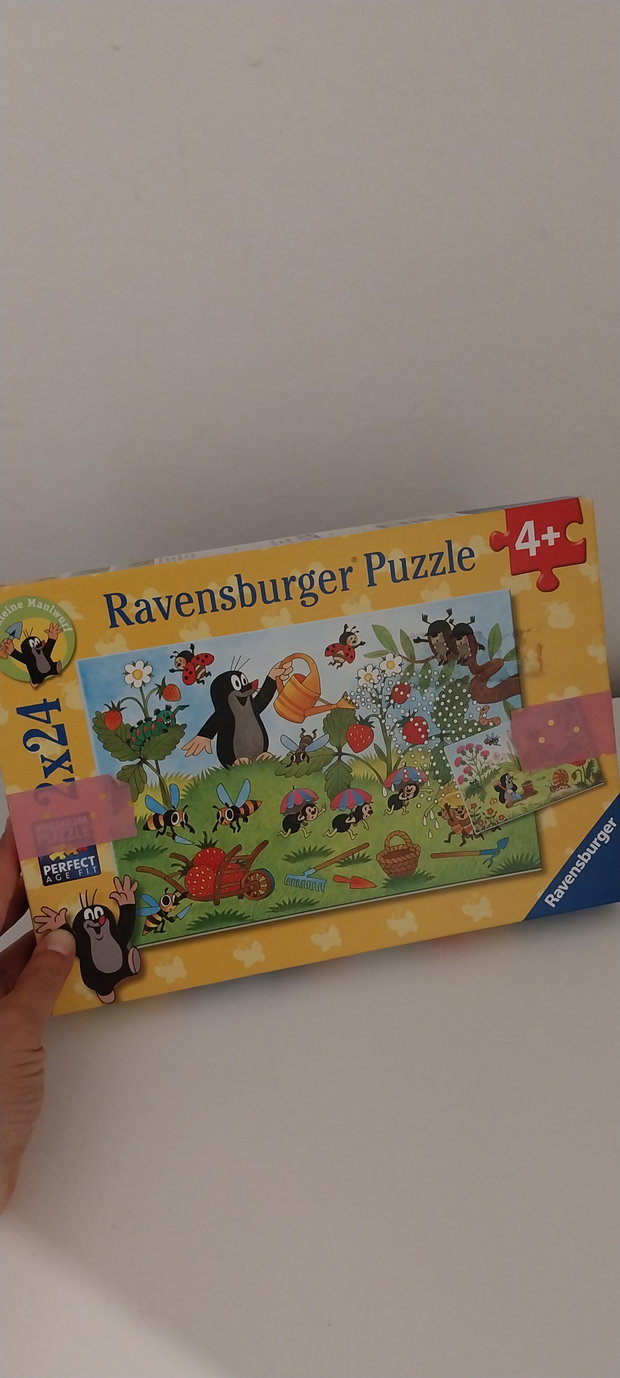 Puzzle Kleiner Maulwurf 2x 24 Teile
