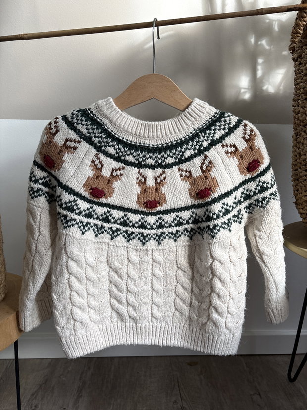 Weihnachtspulli Rentiere