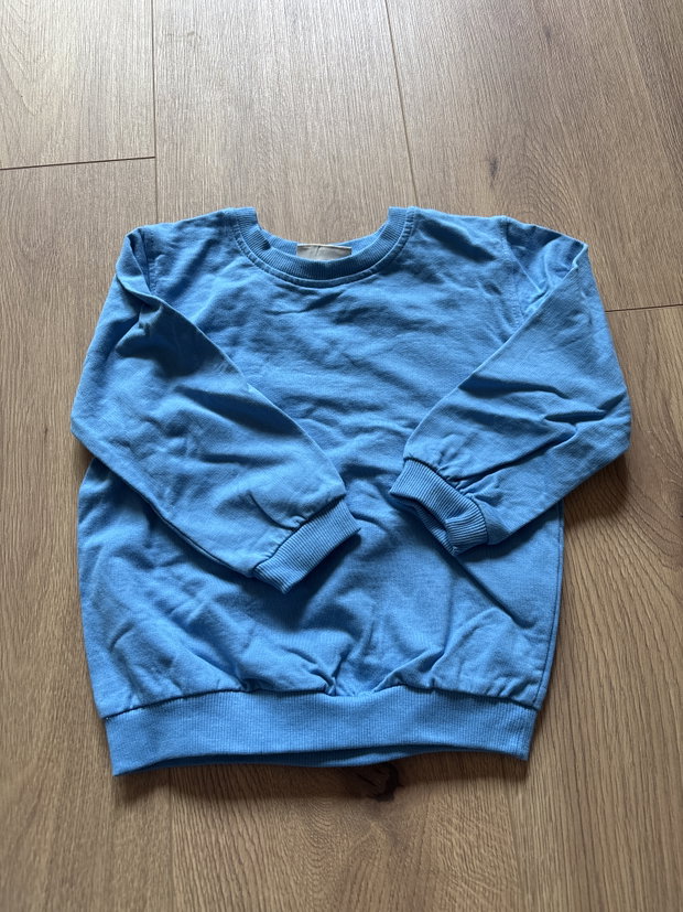 Blauer Pullover 