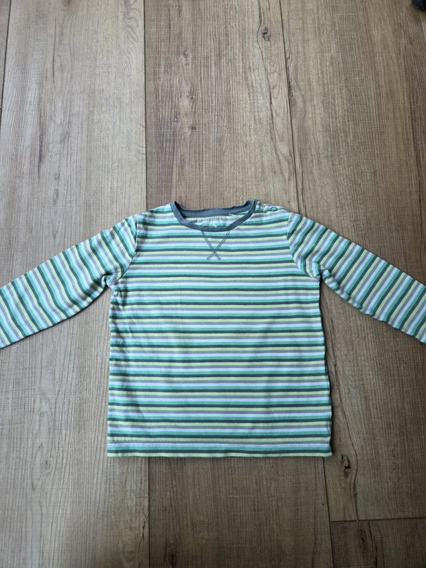 Langarmshirt geringelt Gr. 92