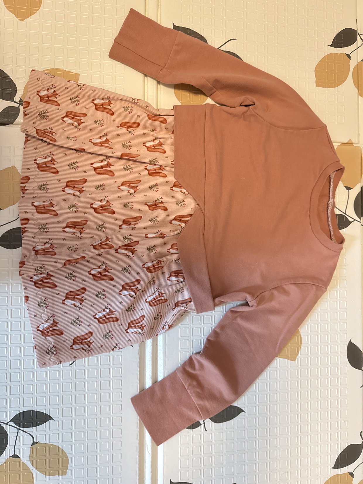 Sweatkleid Eichhörnchen