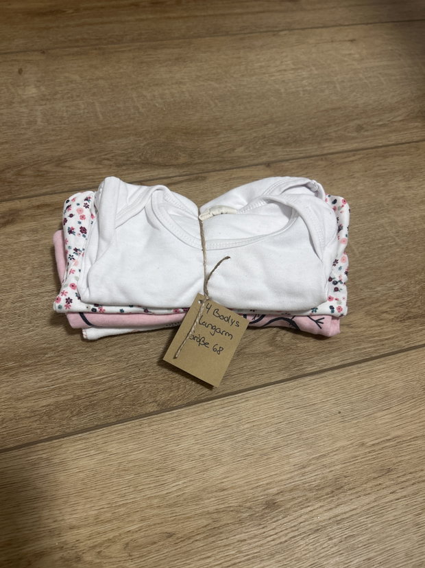4 Bodys langarm 68
