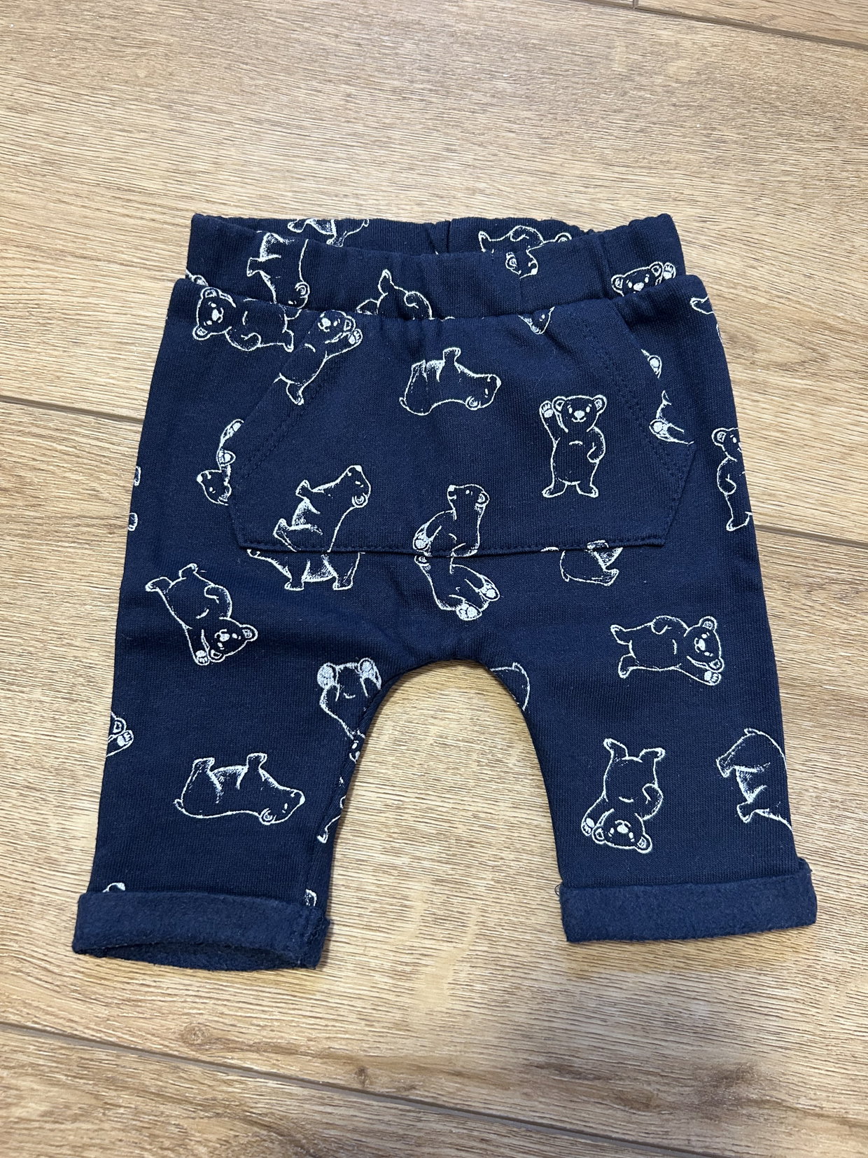 Baby Hose Bären blau