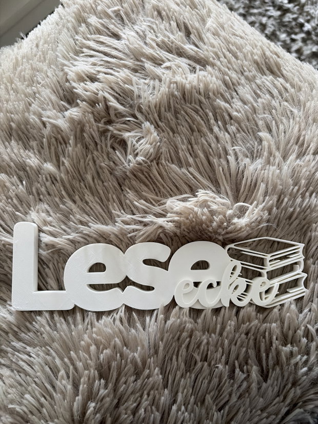 Deko Schriftzug Leseecke