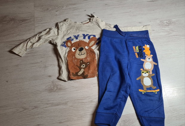 Set Pullover Hose Teddy