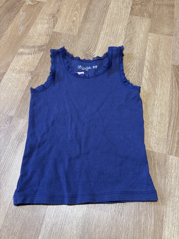 Mädchen Top dunkel Blau gr. 98/104