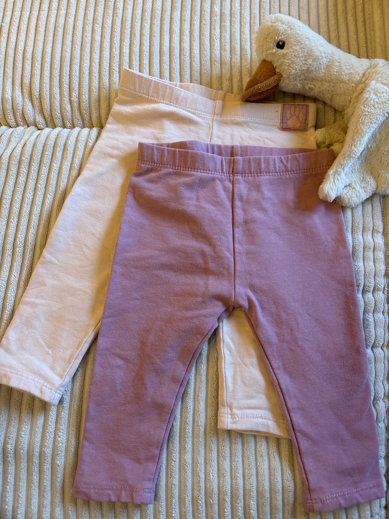 2er Set Leggings, Größe 74