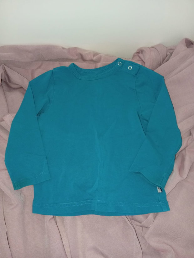 🩵 Türkiser Pullover – Größe 80/86