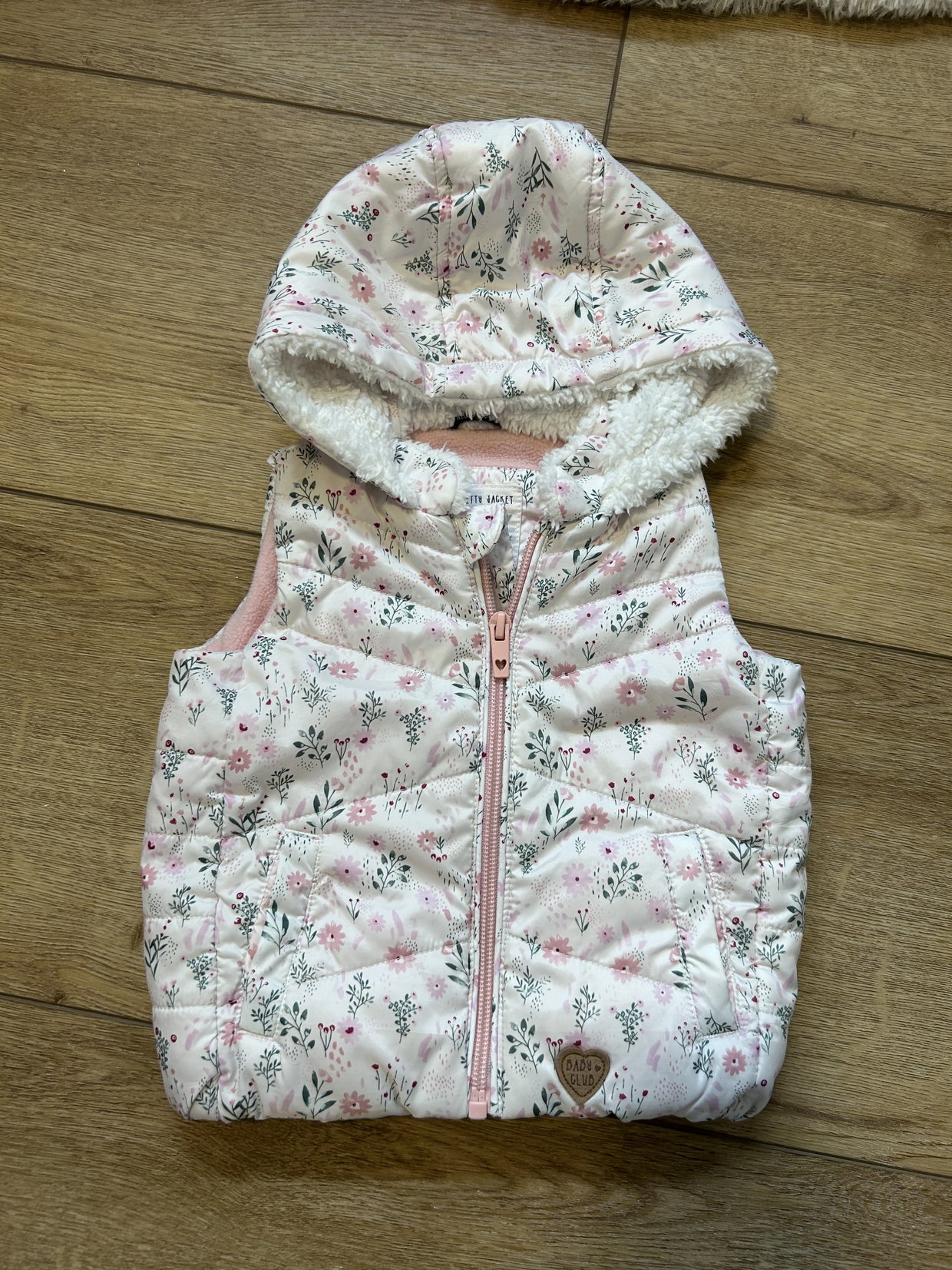 Baby Weste geblümt 68