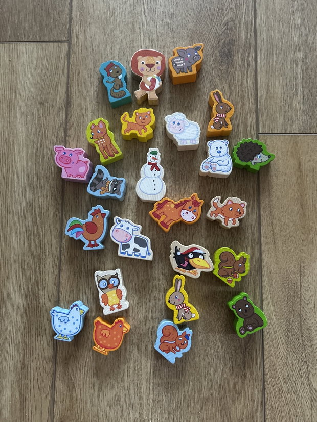 Haba Holzfiguren 24 Stück Adventskalender 