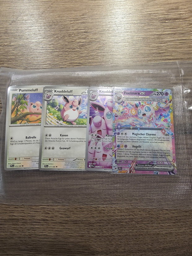  Original Pokemon Karten  4stk Selten