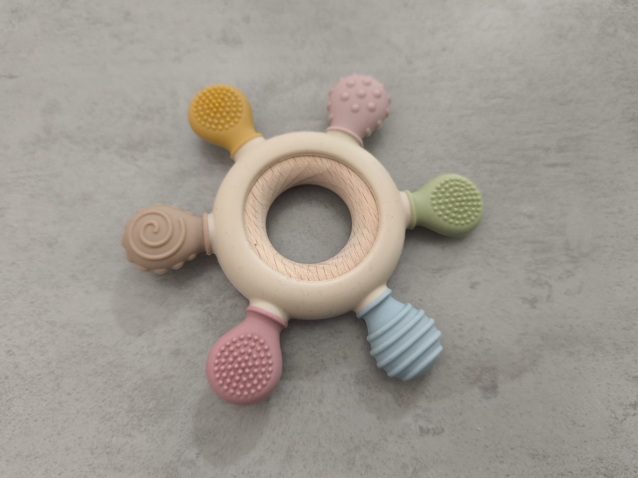 Beißring Baby bunt 