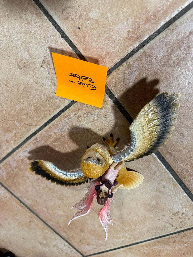 Schleich Eule + Reiter 