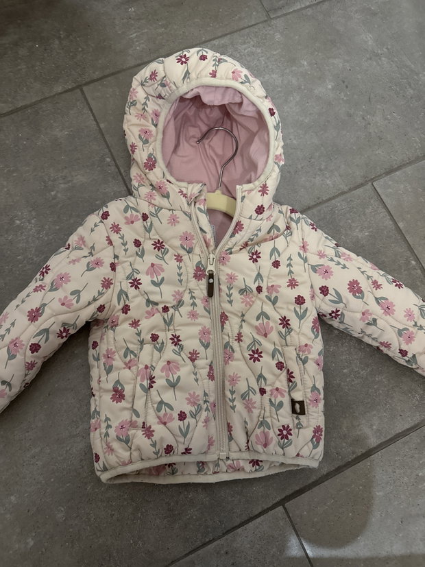 Jacke rosa 80 Blumen 