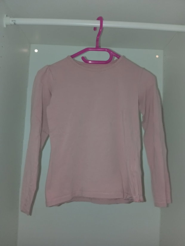 🩷 Dünner Pullover in Rosa – Gr. 128