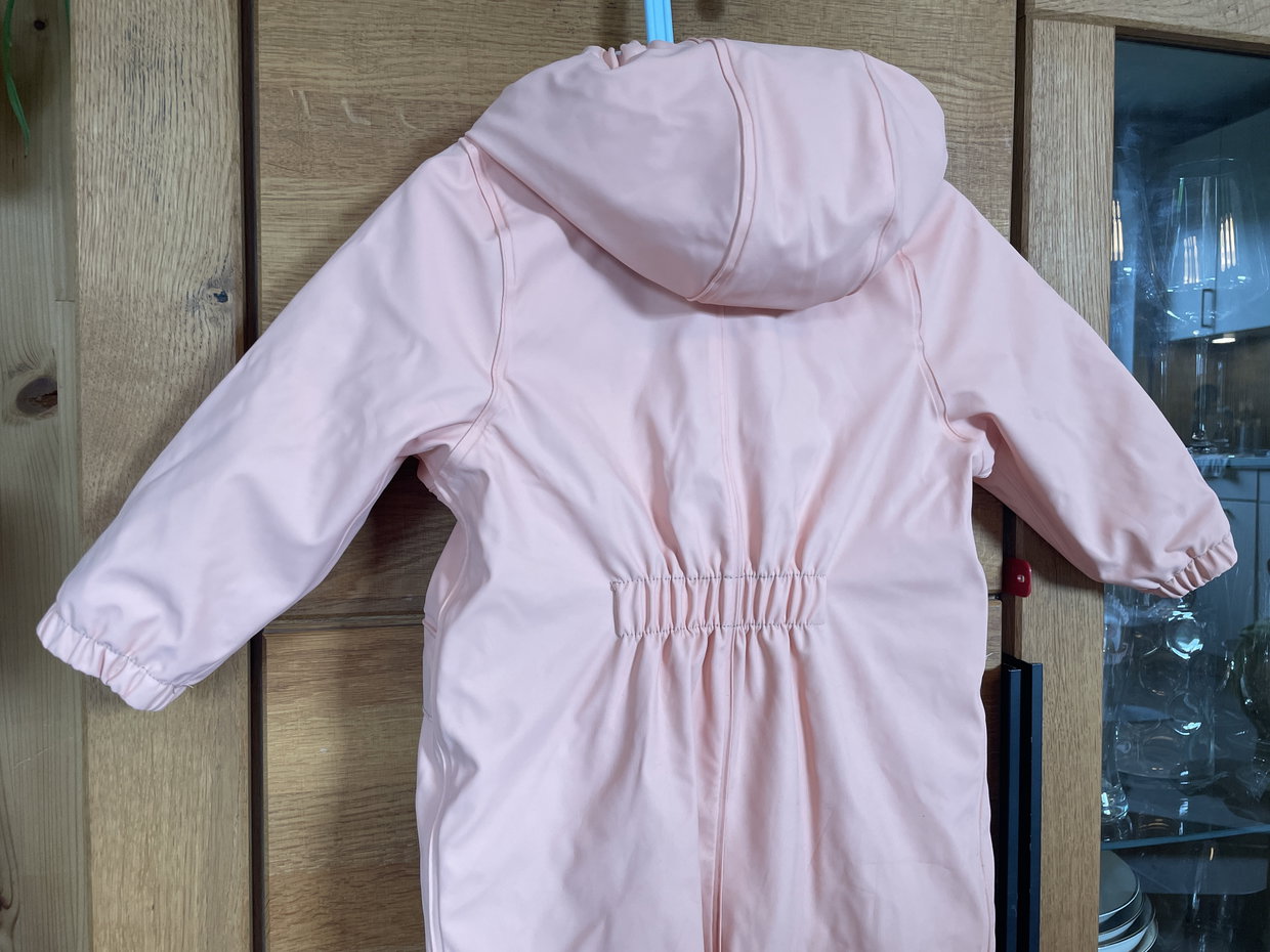 gefütterter Matschanzug, rosa