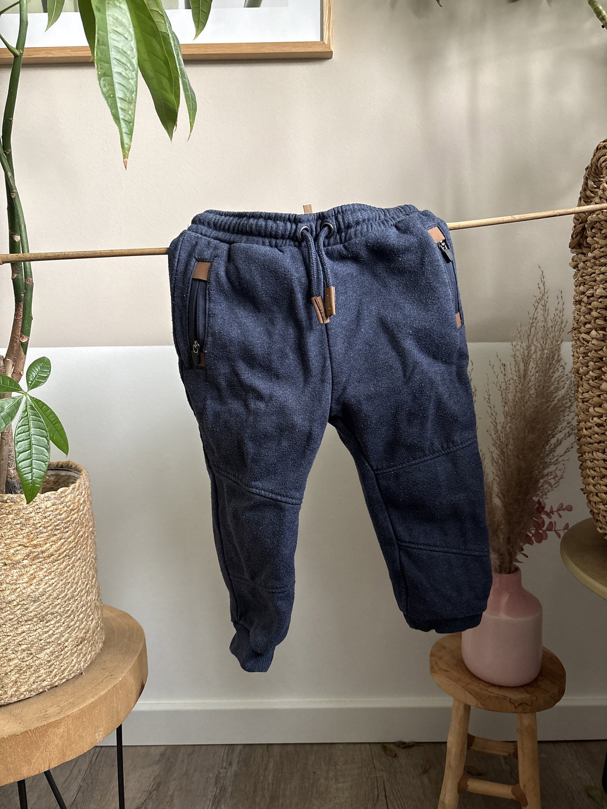 Warme Hose blau
