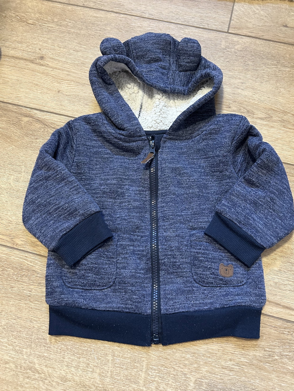 Jacke mit Teddyfell 80