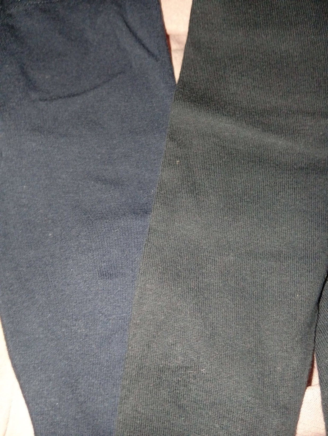 💙 2er-Set blaue Babyleggings – Größe 62/68