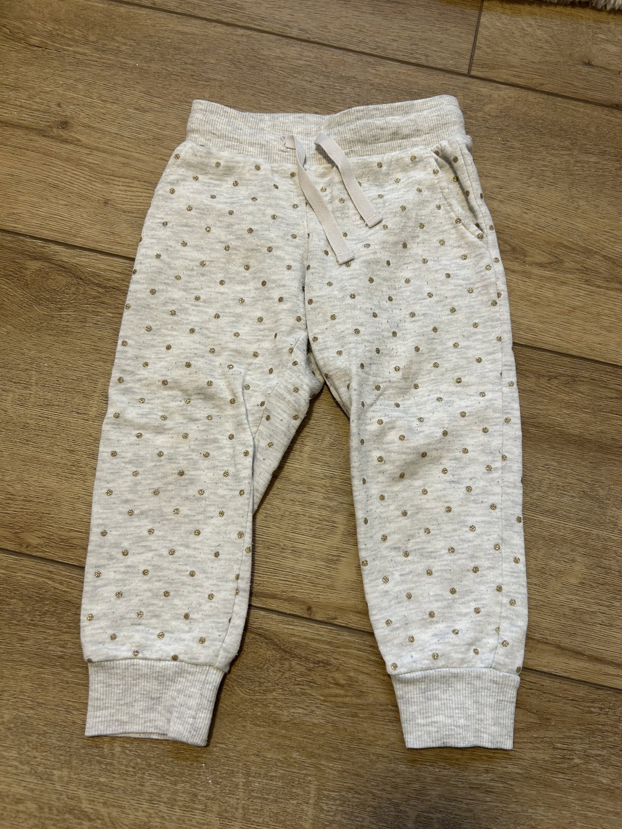 Jogginghose Grau Glitzer 