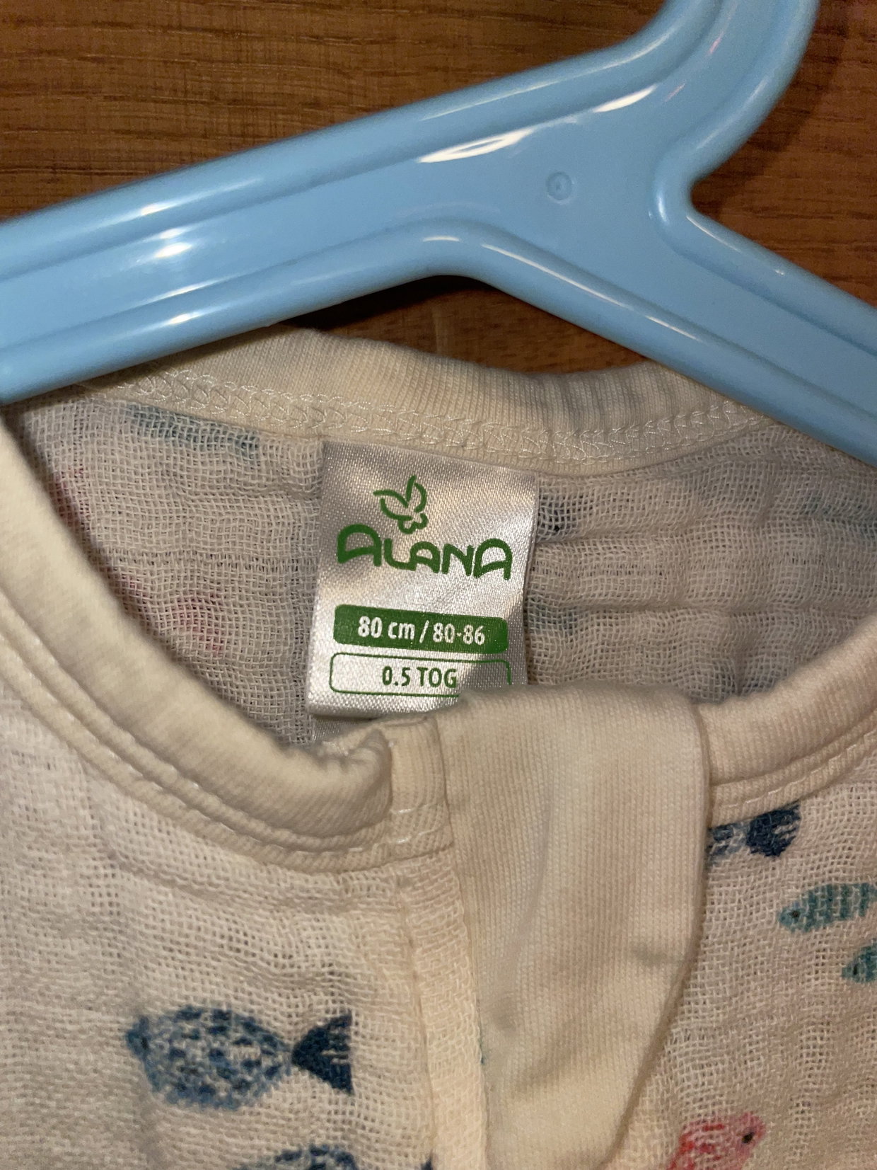 Schlafsack 0,5 TOG, 80 cm