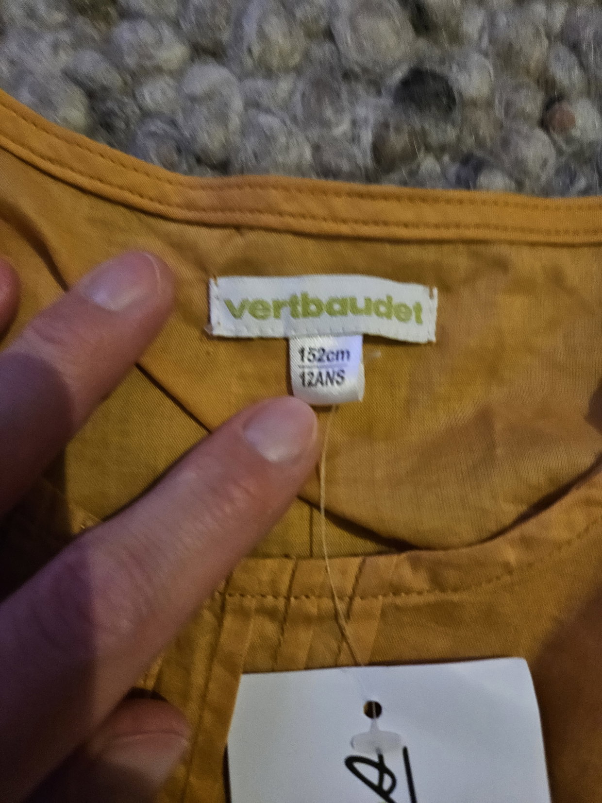 Vertbaudet Senf Bluse 152 neu