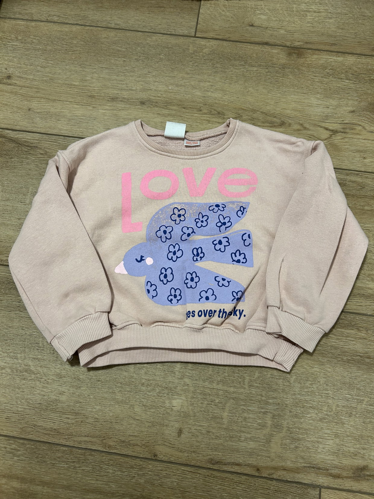 Zara Pullover rosa Print 110