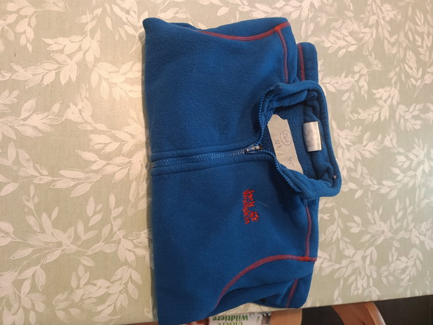 Fleecejacke blau 