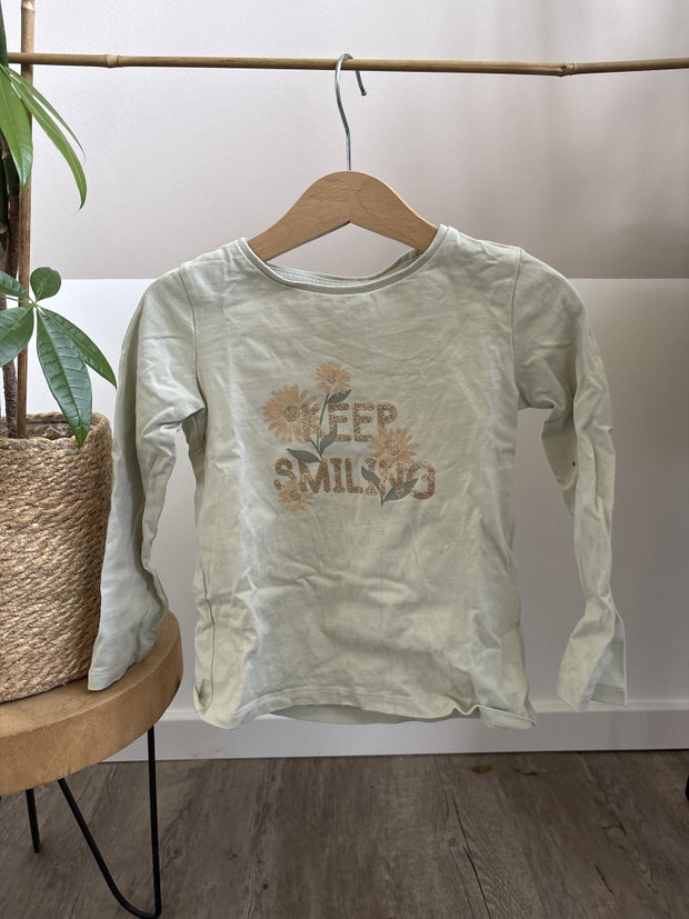 Langarm Keep Smiling