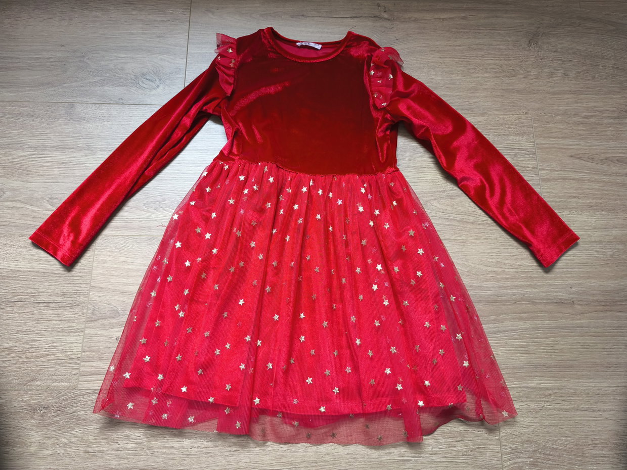 Kleid rot Weihnachten 