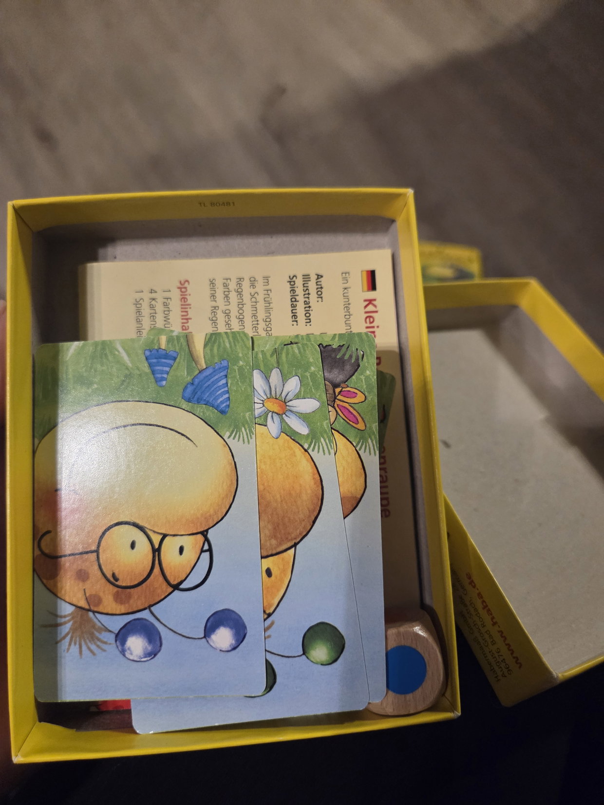 Haba Kleine Regenbogenraupe Spiel