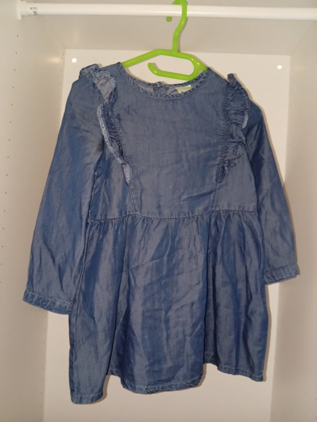 💙 Dunkles Jeanskleid – Gr. 110
