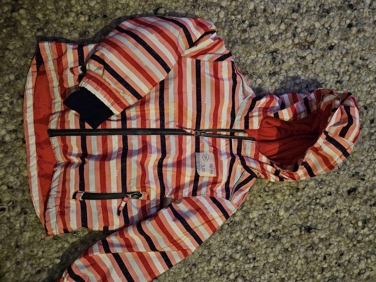 Skijacke Lupilu pink Streifen  98/104