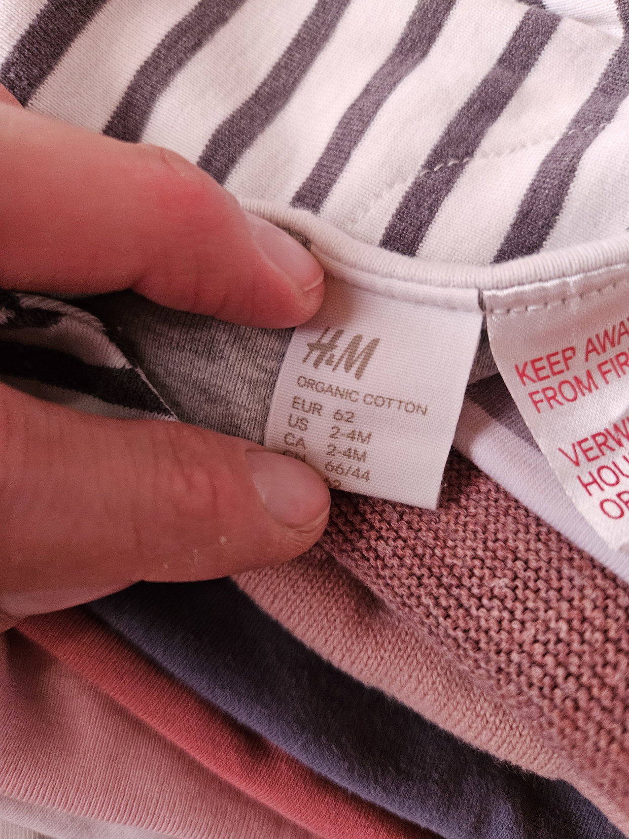 Streifen Jacke 62 H&M 