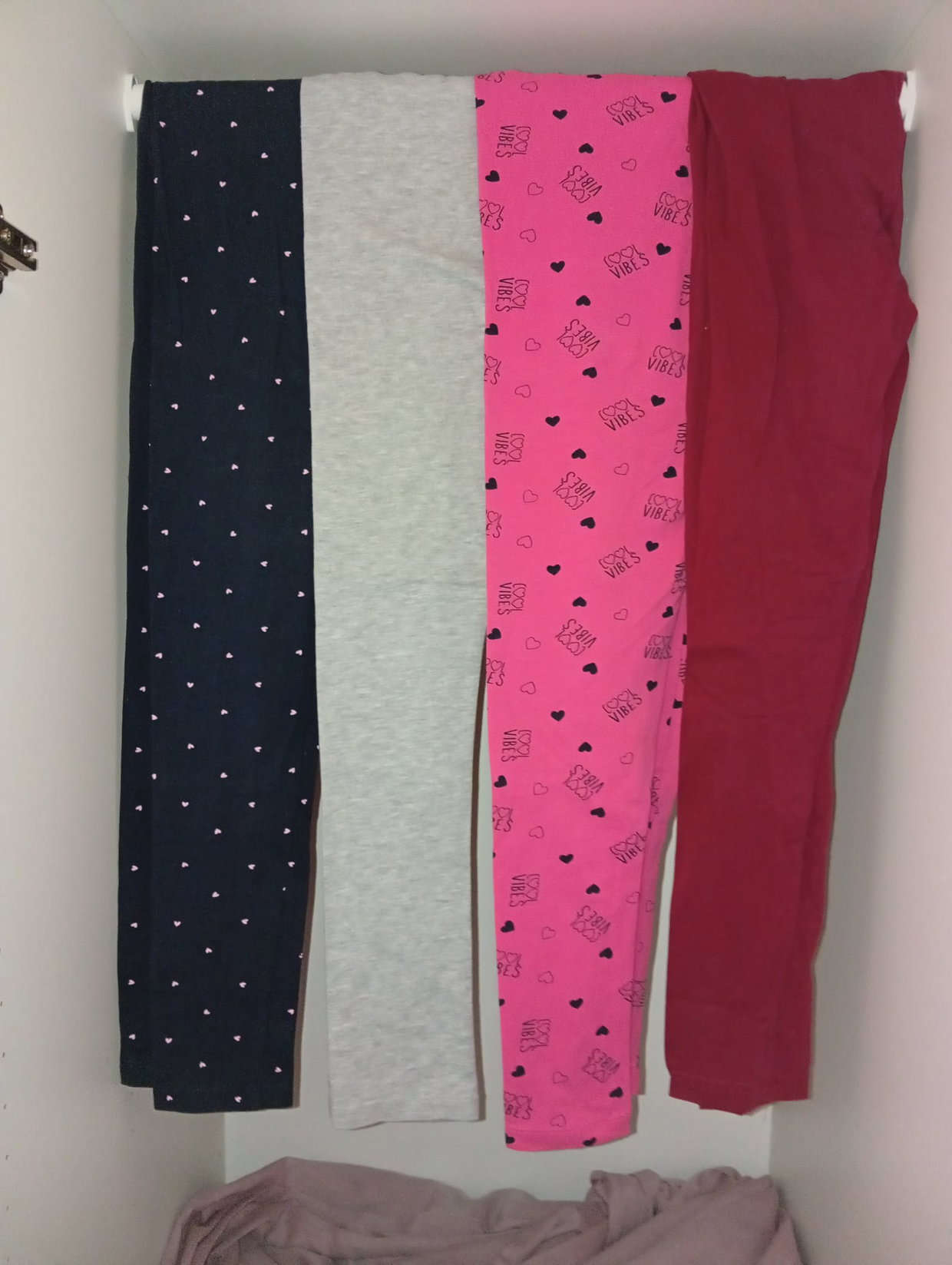 💕 4 Leggings für Mädchen – Gr. 146/152