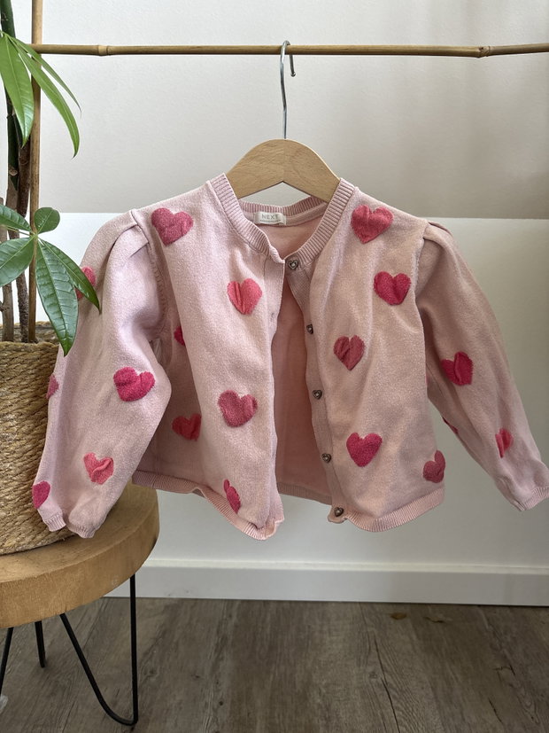 Strickjacke Herzen